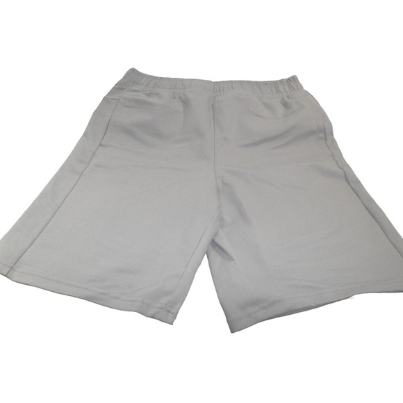 Big Kids Boys (Sz 14/16) Active Jogger Shorts, Gray, Rayon / Nylon / Spandex - Picture 1 of 5